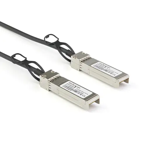 Cable de 1m Twinax SFP+ a SFP+ con Conexión Directa 10GbE- Compatible con DAC-SFP-10G-1M de Dell EMC - Cobre - DAC Transceptor/Mini GBIC Pasivo de Bajo Poder 10 Gbps - Imagen 1