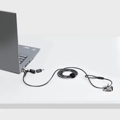 NANOK-LAPTOP-LOCK cable antirrobo Negro, Plata 2 m - Imagen 8