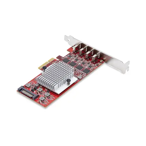 Tarjeta PCIe USB-C de 4 Puertos - Hub Interno USB Tipo C - USB 3.2 10Gb - 4 Controladores Independientes USB - TAA - Imagen 2