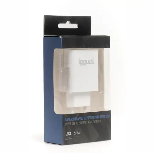 Cargador rápido de pared USB PD tipo C 20W - Imagen 4