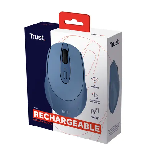 Zaya ratón Oficina Ambidextro RF inalámbrico Óptico 1600 DPI - Imagen 7