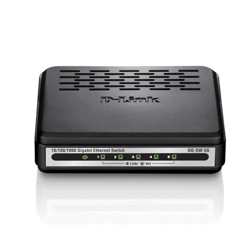 GO-SW-5G switch No administrado Negro - Imagen 1