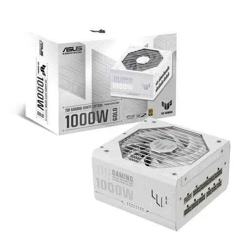 TUF Gaming 1000W Gold White Edition unidad de fuente de alimentación 20+4 pin ATX ATX Blanco - Imagen 13