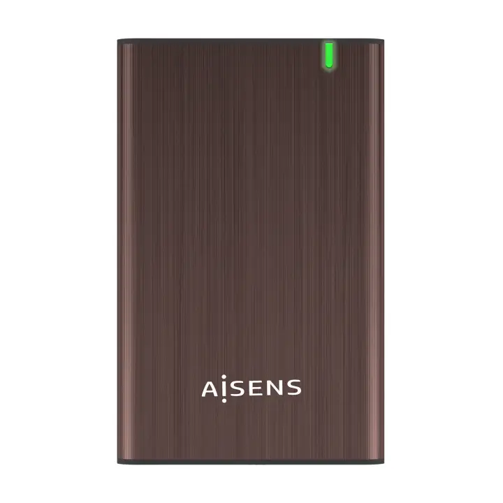 Caja Externa 2.5" ASE-2525BWN 9.5 mm SATA A USB 3.0/USB 3.1 Gen1, Marron