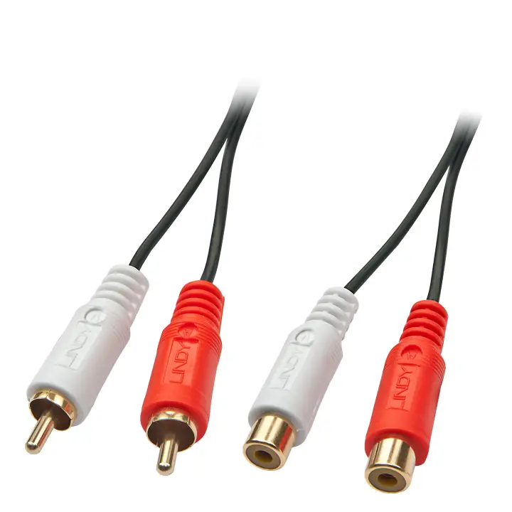 35671 cable de audio 2 m 2 x RCA Negro, Rojo, Blanco