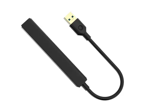 C4PUSB3 hub de interfaz USB 3.2 Gen 1 (3.1 Gen 1) Type-A 5000 Mbit/s Negro - Imagen 2