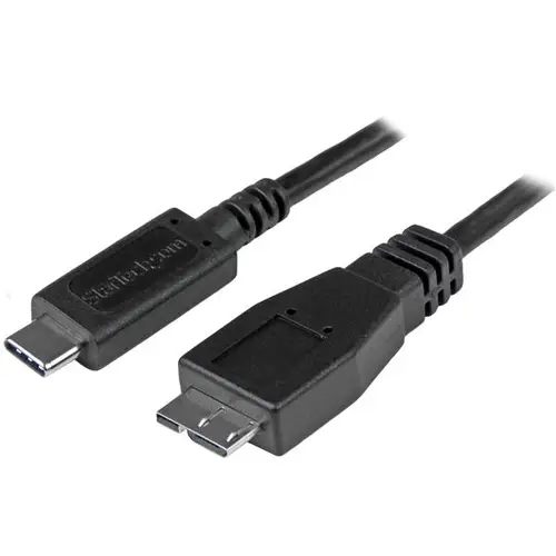 Cable Adaptador de 50cm USB-C a Micro USB-B - USB 3.1 (10Gbps) USB Tipo C - Imagen 1