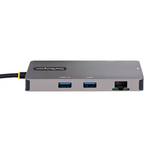 Adaptador Multipuertos USB C 2x HDMI 4K 60Hz, Hub USB-A 3.1 2Pt 5Gbps, PD 100W, GbE, SD/MicroSD, Cable de 30cm, Docking Station USB Tipo C de Viajes para Portátiles - Imagen 4