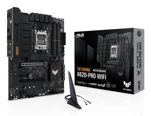 TUF GAMING A620-PRO WIFI AMD A620 Zócalo AM5 ATX - Imagen 1