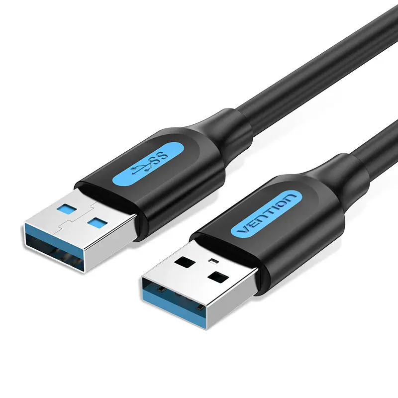 Cable USB 3.0 CONBI/ USB Macho - USB Macho/ 3m/ Negro