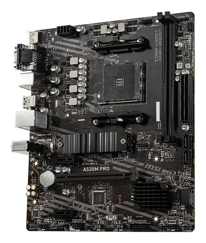 A520M PRO placa base AMD A520 Zócalo AM4 micro ATX - Imagen 2