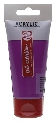 PINTURA ACRIL.TALENS 75 ml VIOLETA - Pack de 3 unidades