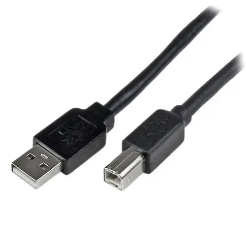 Cable 20 Metros 20m USB B Macho a USB A Macho Activo Amplificado USB 2.0 - Impresora - Imagen 2