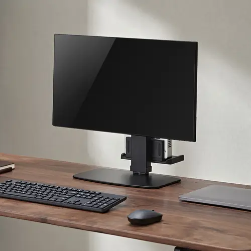 Soporte de Mesa ECO Giratorio e Inclinable para Monitor/TV y Mini PC 8Kg de 17-32, Negro - Imagen 6