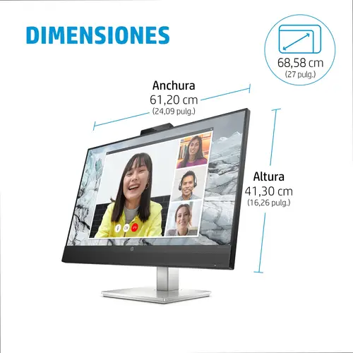 E-Series Monitor de conferencias USB-C QHD E27m G4 - Imagen 12