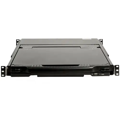 Consola KVM de Doble Carril HD 1080p para Rack de Servidores - Teclado QWERTY - KVM de 1 Puerto DVI/VGA con Monitor LCD de 17" - Switch KVM 1U con Cables - USB - MTBF 44230 - Imagen 3