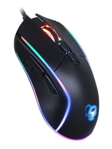 DeepDarth ratón Juego USB tipo A Óptico 6400 DPI - Imagen 1