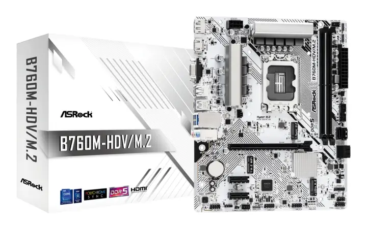 B760M-HDV/M.2 placa base Intel B760 LGA 1700 micro ATX