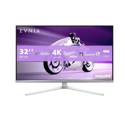 Evnia 8000 32M2N8900/00 pantalla para PC 80 cm (31.5") 3840 x 2160 Pixeles 4K Ultra HD QD-OLED Blanco - Imagen 9