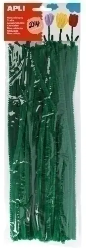 LIMPIA PIPAS APLI VERDE 30 cm. B/50 - Pack de 5 unidades