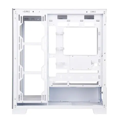 Danube Sava H500 White Escritorio Transparente, Blanco - Imagen 9
