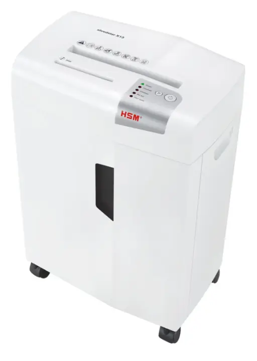 X13 triturador de papel Corte en partículas 57 dB 4 mm Plata, Blanco