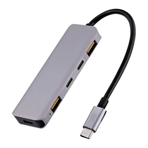 TCHUBUSBC base para portátil y replicador de puertos Alámbrico USB 3.2 Gen 2 (3.1 Gen 2) Type-C Aluminio