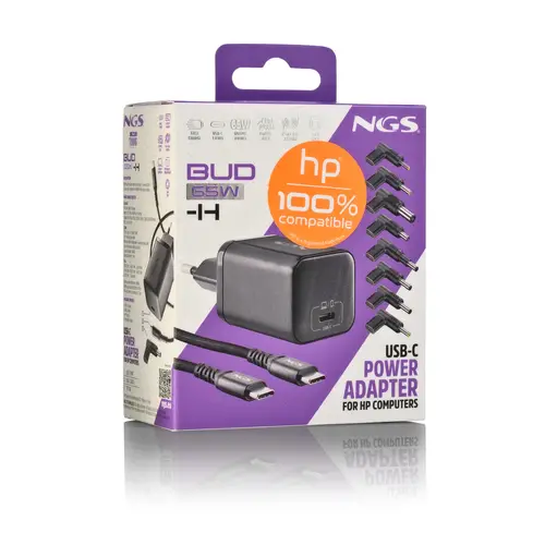 BUD 65W-H Universal Negro Corriente alterna Carga rápida Interior - Imagen 16
