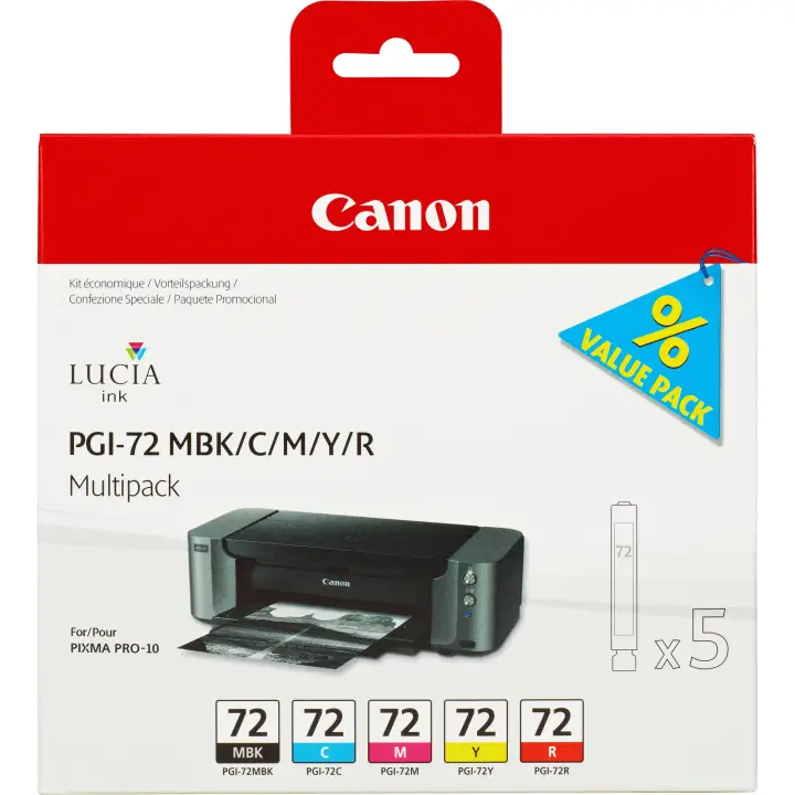 6402B009 cartucho de tinta 5 pieza(s) Original Rendimiento estándar Cian, Magenta, Negro mate, Rojo, Amarillo