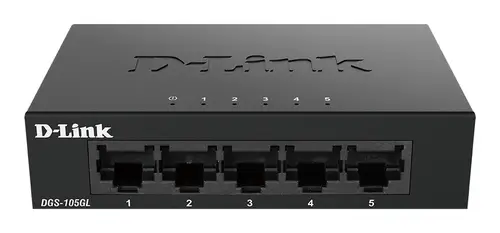 DGS-105GL/E switch No administrado Gigabit Ethernet (10/100/1000) Negro - Imagen 1