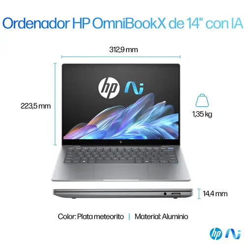 14-FE0006NS X1E-78-100 16/1TB W11H - Imagen 6