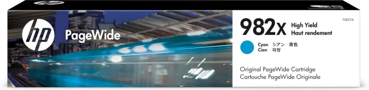 Cartucho PageWide 982X Original de alta capacidad cian