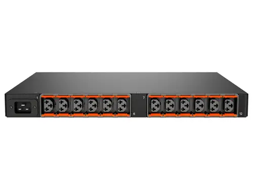 Geist MUU3E1R5-12CF17-2C20A9H00-S unidad de distribución de energía (PDU) 12 salidas AC 0U Negro - Imagen 2