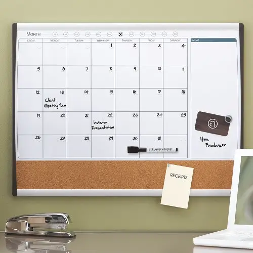 Combo organizador mensual + tablero corcho (585 x 430 mm) - Imagen 6