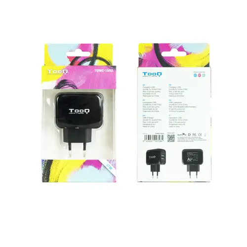 TQWC-1S02 cargador de dispositivo móvil GPS, MP3, MP4, Teléfono móvil, Consola de juegos portátil, Smartphone, Tableta Negro Corriente alterna Interior - Imagen 4