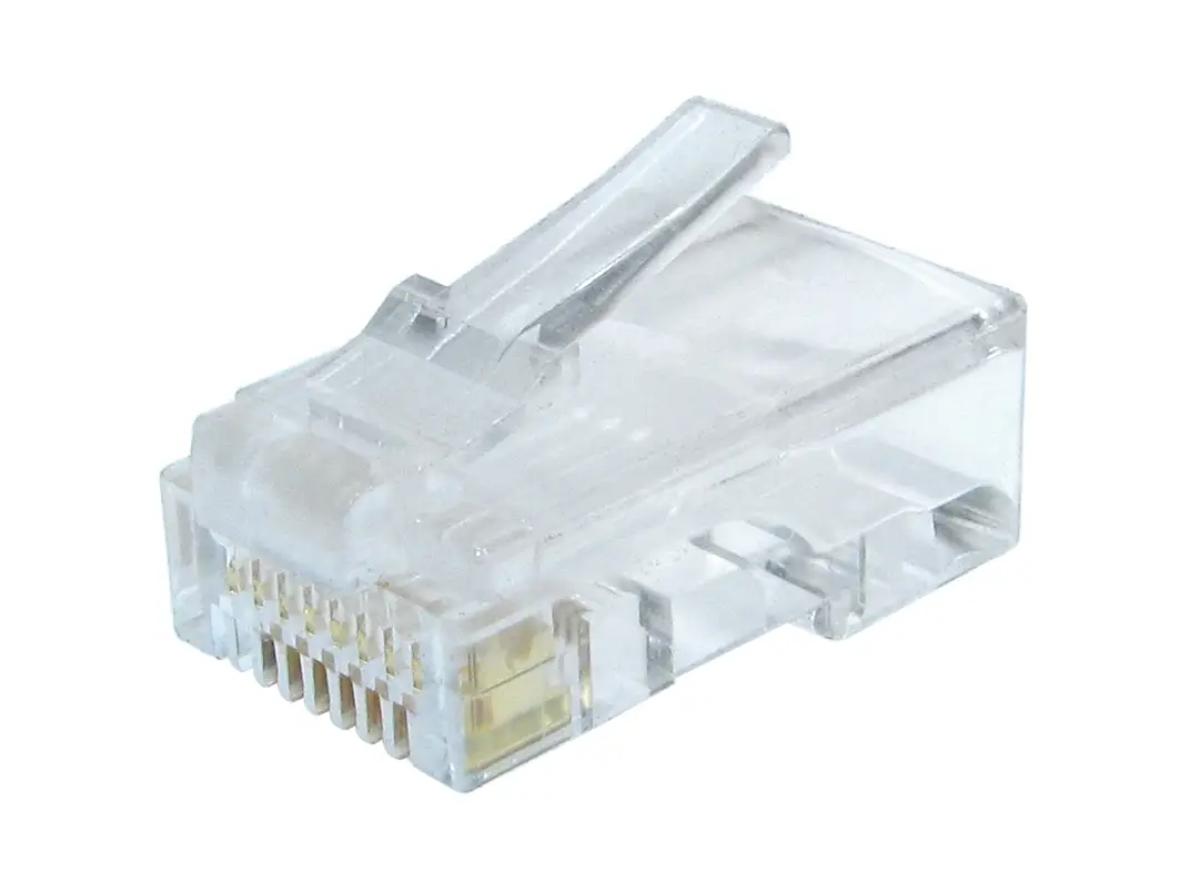 LC-8P8C-002/100 conector RJ-45 Transparente