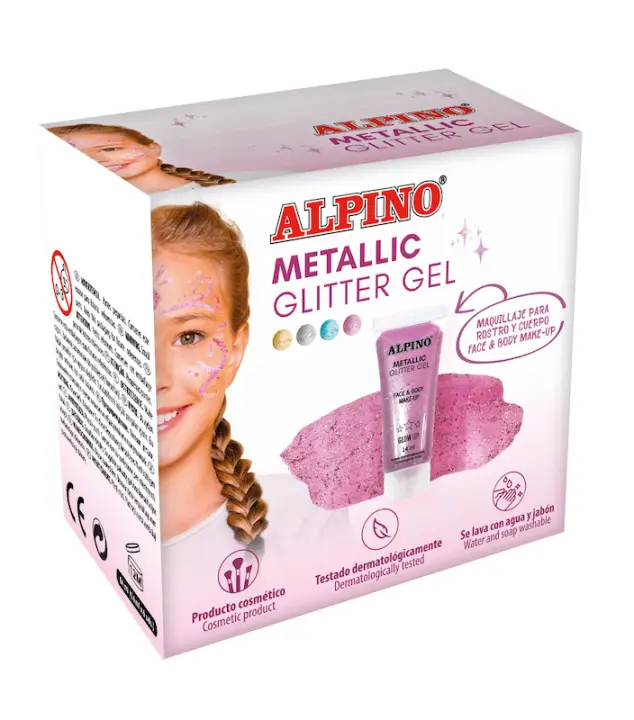 DL000614 purpurina cosmética Rosa 14 ml
