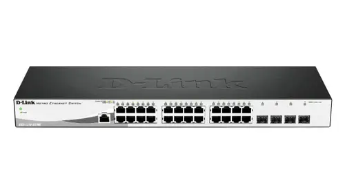 DGS-1210-28/ME Gestionado L2 Gigabit Ethernet (10/100/1000) 1U Negro - Imagen 1