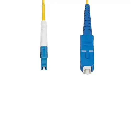 Cable de Fibra Óptica Simplex LC a SC (UPC) OS2 Monomodo de 5m - 9/125µm - 40G/100G - Resistente a Dobleces - Low Insertion Loss - Cable LSZH - Cable de Parcheo de Fibra - Imagen 6