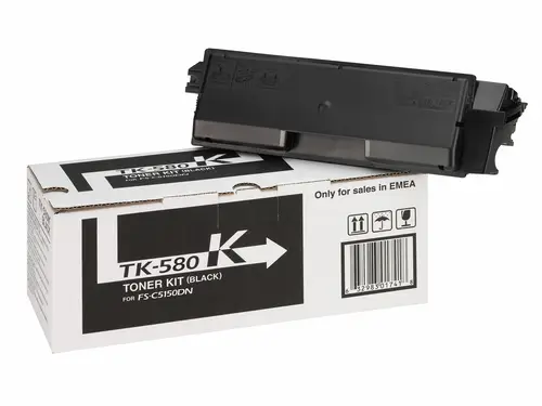 TK-580K cartucho de tóner 1 pieza(s) Original Negro - Imagen 2