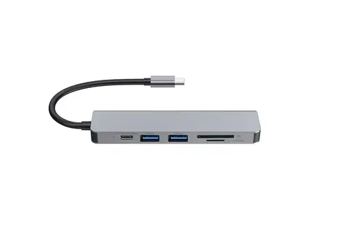 DONN02G base para portátil y replicador de puertos USB 3.2 Gen 1 (3.1 Gen 1) Type-C Aluminio - Imagen 6