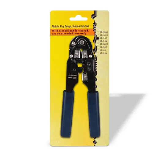 A142-0310 crimpadora Herramienta para prensar Negro, Azul - Imagen 3