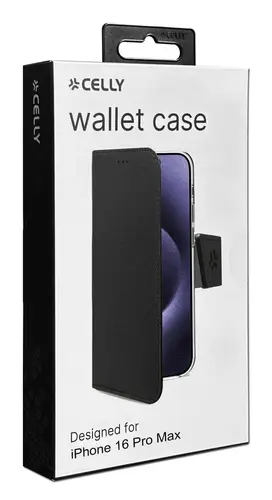 WALLY1081 funda para teléfono móvil 17,5 cm (6.9") Funda cartera Negro - Imagen 3