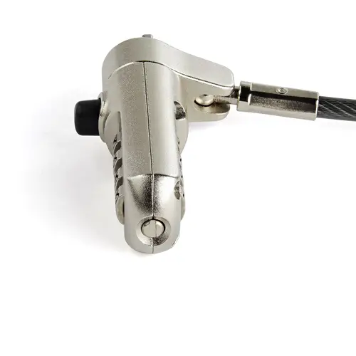 Cable de 2m de Seguridad para Ordenador Portátil - con Candado - para Ranura Nano - de Combinación - Imagen 4