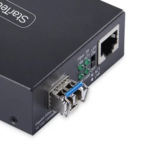 MCM1110SMLC20 convertidor de medio 2000 Mbit/s 1310 nm Monomodo Negro - Imagen 4