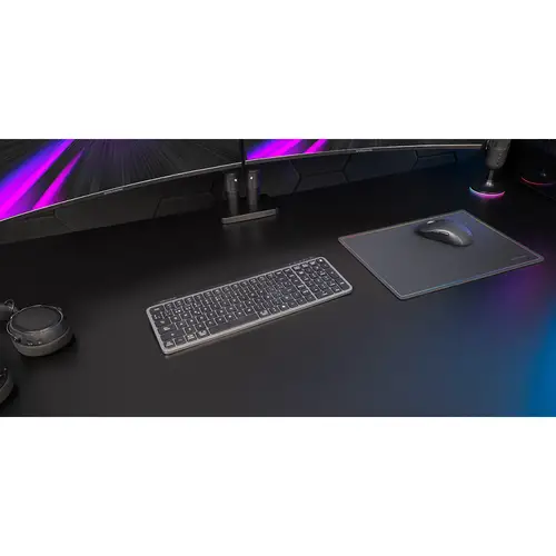 MK-SILENKEYS teclado Universal RF Wireless + Bluetooth QWERTY Español Negro - Imagen 6