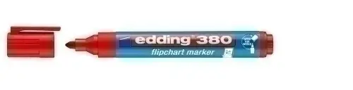 ROTUL.PIZAR.EDDING 380 FLIPCHART ROJO