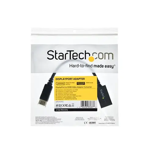 Adaptador Conversor de Vídeo DisplayPort a HDMI - Convertidor DP Pasivo - 1920x1200 - Imagen 7