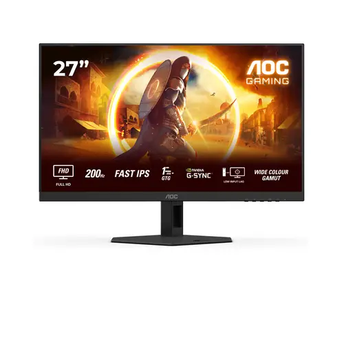 G4 27G4HRE pantalla para PC 68,6 cm (27") 1920 x 1080 Pixeles Full HD LED Negro, Rojo - Imagen 1