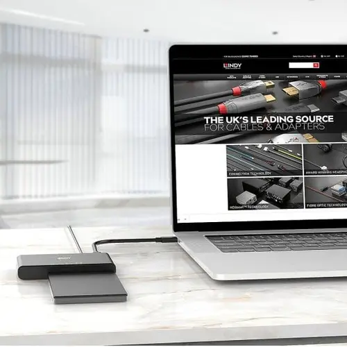 43359 base de conexión para disco duro USB 3.2 Gen 2 (3.1 Gen 2) Type-C Negro - Imagen 5